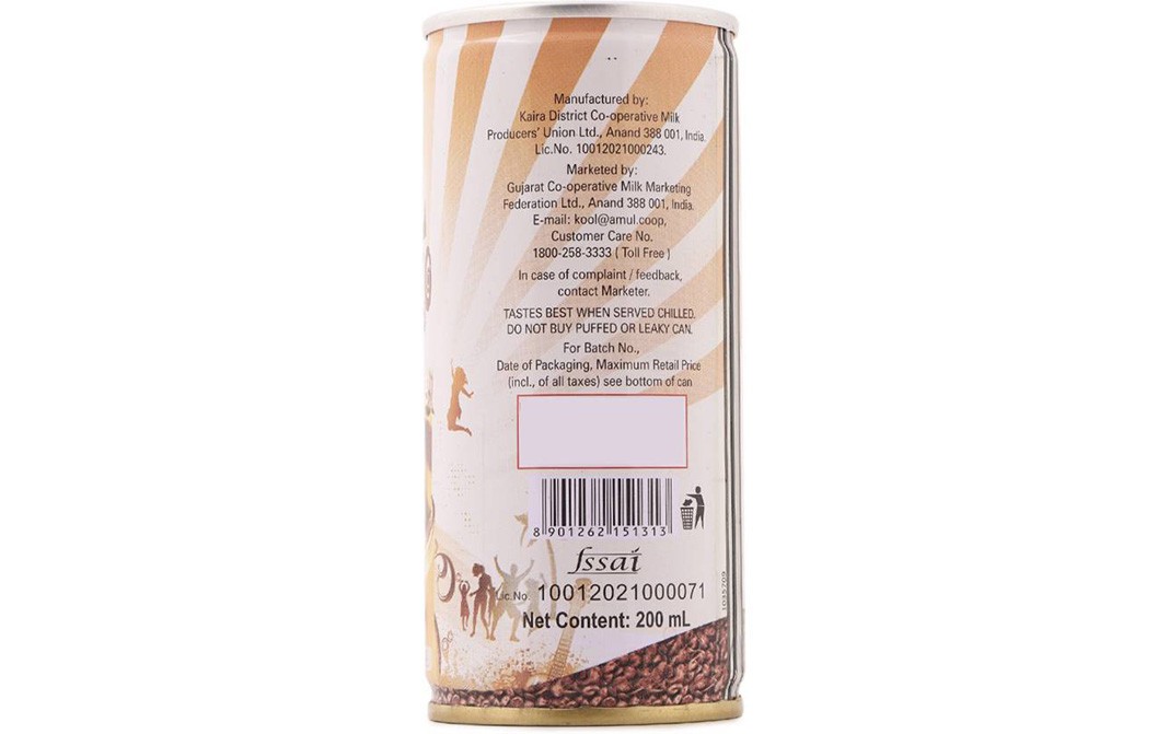 Amul Kool Koko Chocolate Milk   Tin  200 millilitre
